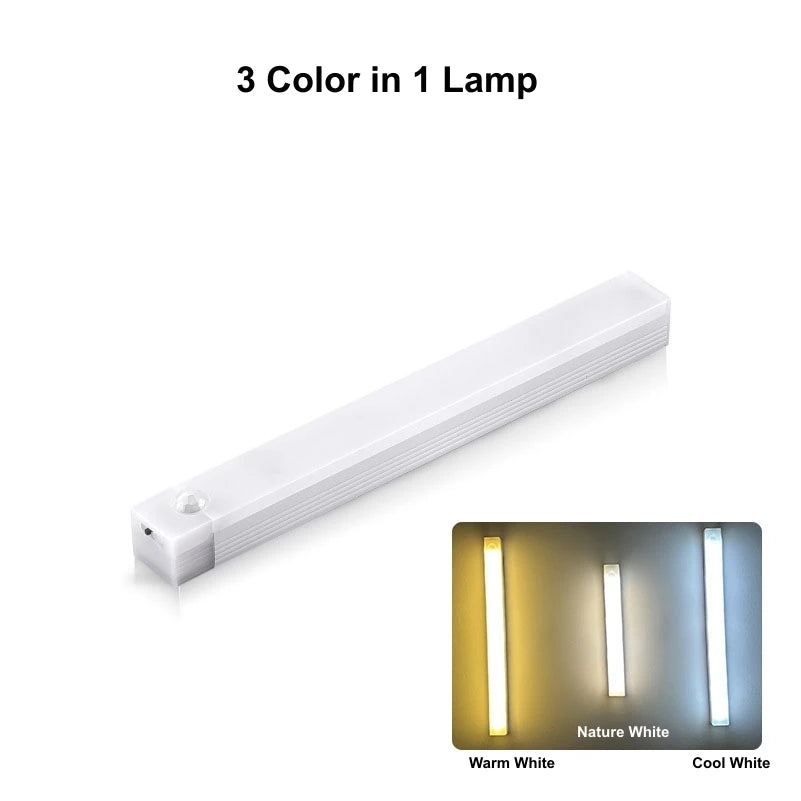Motion Sensor LED Light – Rechargeable / Lampă LED Reîncărcabilă cu Senzor de Mișcare