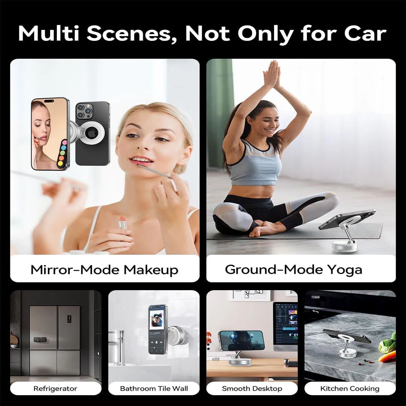 Magnetic Car Phone Holder – 360° Adjustable Mount